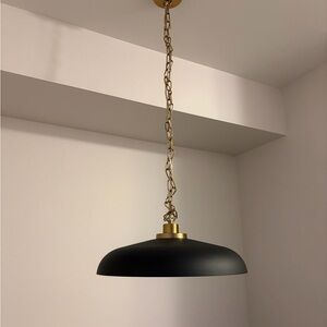 Amazon Black and Gold Pendant Ceiling Light
